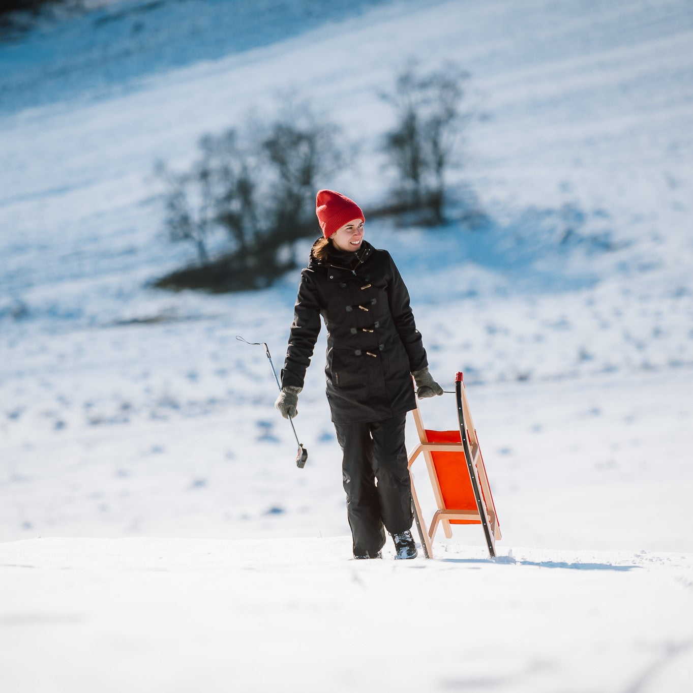 Holzschlitten Alpin Davos – RudisportInternational